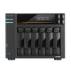 NAS Asustor AS6808T; Tower; 8x (3.5" SATA HDD/ 2.5" SSD); AMD Ryzen Embedded V3C14; 16G ECC DDR5 SODIMM (max. 64GB), 2x 10GbE, 2x 5GbE, 4x M.2 2280 NVMe PCIe 4.0, 2x USB4, 2x USB 3.2 Gen, 1x optional 10 GbE card
