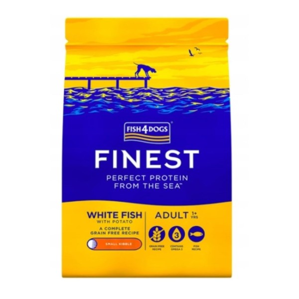 FISH4DOGS Finest Ocean White fish Small ...