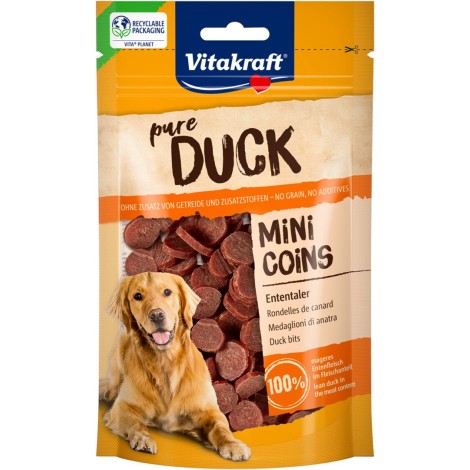 VITAKRAFT Duck Mini Coins - dog treat - 80g