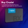 SSD|CRUCIAL|BX500|1TB|SATA 3.0|Write speed 500 MBytes/sec|Read speed 540 MBytes/sec|2,5