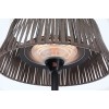 SUNRED | Heater | ARTIX M-SO BROWN, Corda Bright Standing | Infrared | 2100 W | Brown | IP44