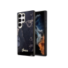 Guess GUHCS23LHTMRSK S23 Ultra S918 czarny|black hardcase Golden Marble Collection | GUESS