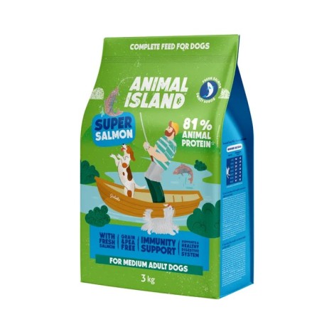 ANIMAL ISLAND Super salmon - dry dog food - 3kg