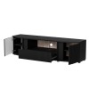 Cama RTV cabinet MICHELLE 178x35-47xH48 black/viking oak