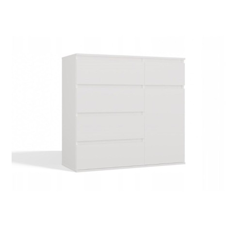 MALWA 1D5S WHITE CHEST OF DRAWERS