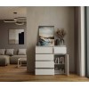 MALWA 1D5S WHITE CHEST OF DRAWERS