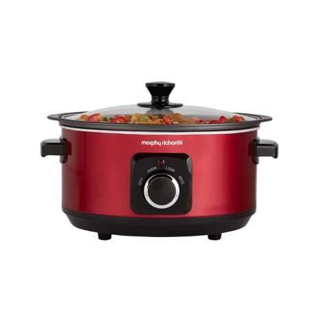 Morphy Richards 460014 slow cooker 3.5 L 163 W Black, Red