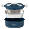 Adler | Electric lunch box with thermal bag | AD 4522 | 0.8 L | Plastic/Stainless steel | Blue | Lid included