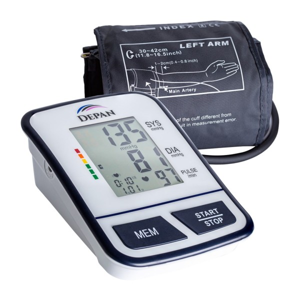 Upper arm blood pressure monitor with ...