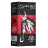 Multitool AZYMUT Turon - 10 tools + carabiner + belt pouch (H-P224108)