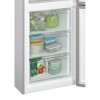 Candy | Refrigerator | CCE3T618ES | Energy efficiency class E | Free standing | Combi | Height 185 cm | No Frost system | Fridge net capacity 222 L | Freezer net capacity 119 L | Display | 39 dB | Silver