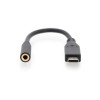 Digitus | USB Type-C Audio adapter cable, Type-C - 3.5mm M/F, 0.2m, Audio input/output, Version 3.1 | AK-300321-002-S | Type-C | 3.5mm