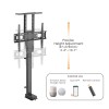 Maclean MC-866T Smart Motorized Electric TV Lift TUYA Mobile App Floor Mount Bracket Alexa Google Home 37''-80'' 60kg Cabinet VESA (EU plug)