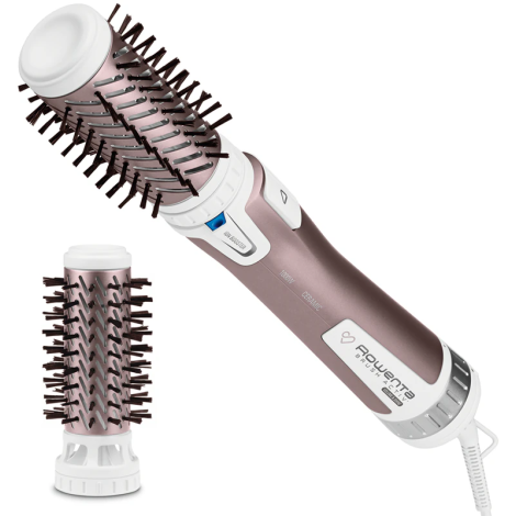 Rowenta Brush Activ Premium Care CF9540 Hot air brush Warm Aluminium, Metallic, White 1000 W 1.8 m