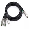 Dell Networking 40GbE (QSFP+) to 4x10GbE SFP+ Passive Copper Breakout Cable, 0.5M, Customer Kit | Dell