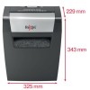 Rexel Momentum X308 paper shredder Particle-cut shredding Black, Grey