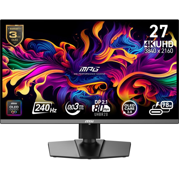 MSI MPG 272URX QD-OLED 26.5inch UHD