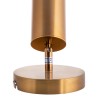 Activejet SPECTRA single gold ceiling wall lamp GU10 for living room