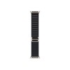 Apple 49mm Black Alpine Loop - Medium - Natural Titanium Finish