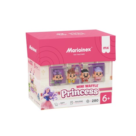 MARIOINEX Mini Waffle Princess bricks, 280 pieces
