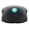 Dell | Gaming Mouse | Alienware AW720M | Wired/Wireless | Wired - USB Type A | Black