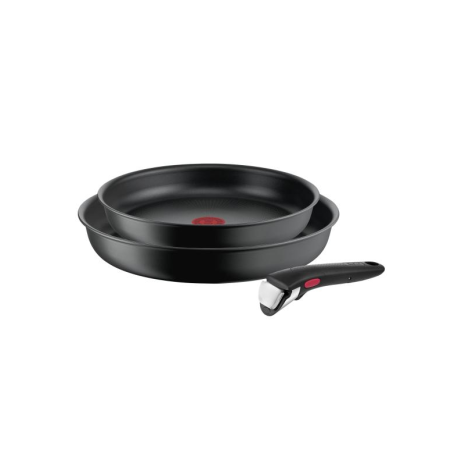 TEFAL | Frypan set | L7649253 Ingenio Ultimate | Frying | Diameter 24/28 cm | Suitable for induction hob | Removable handle | Black