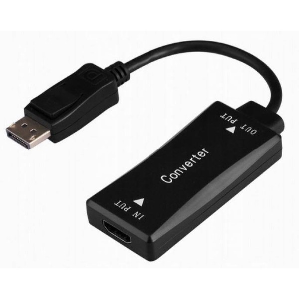 I/O ADAPTER HDMI TO DP/BLACK A-HDMIF30-DPM-01 ...