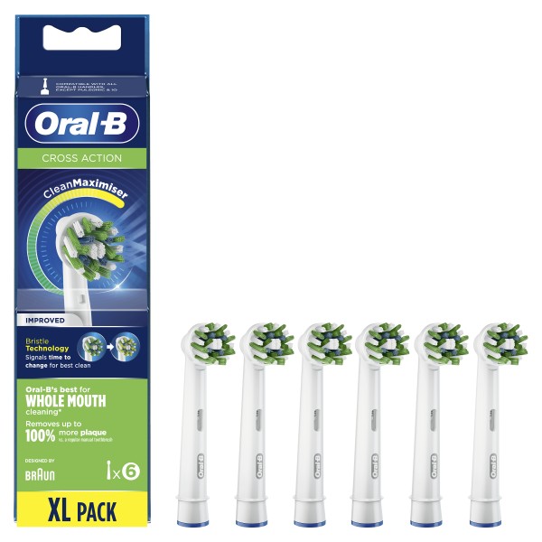 Oral-B CrossAction Replaceable Toothbrush Heads | ...