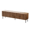 RTV JUNGLE cabinet 190x40.5x59.5 oak wotan + black legs