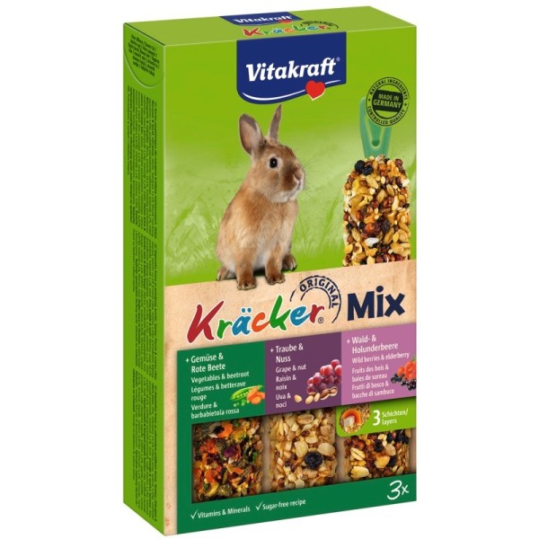 VITAKRAFT KRACKER forest fruits/walnuts/vegetables - treats ...