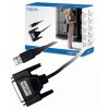 Logilink | USB 2.0 adapter to Paralel (LPT)  DB25 , 1,8m | USB-A to LPT USB A male | DB25