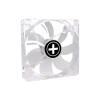 CASE FAN 120MM TRANSP 3PIN+4P/RED 12V XF046 XILENCE