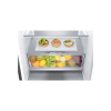 LG | Refrigerator | GBB72PZVCN1 | Energy efficiency class C | Free standing | Combi | Height 203 cm | Fridge net capacity 277 L | Freezer net capacity 107 L | Display | 35 dB | Stainless steel