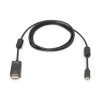 Digitus USB Type-C adapter cable, Type-C to HDMI A M/M, 2.0m, 4K/60Hz, 18GB, bl, gold | Digitus | USB Type-C adapter cable | AK-300330-020-S | USB-C to HDMI USB Type-C
