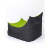 Sako bag pouffe Tron black-green XXL 140 x 90 cm