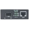 Intellinet Gigabit Ethernet to SFP Media Converter, 10/100/1000Base-Tx to SFP slot, empty (Euro 2-pin plug)