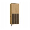 KAMARO 2DK SLIM/GŁ OAK ARTISAN DISPLAY CABINET