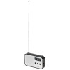Adler | Digital radio PLL AM/FM | AD 1907 | Alarm function | White/Black