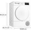 Bosch  WTH83277PL Freestanding dryer  8 kg