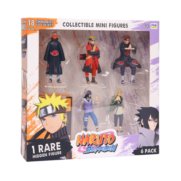 NARUTO SHIPPUDEN FIGURES - 6 PACK ...