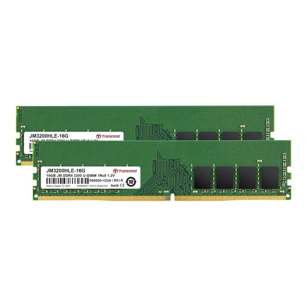 TRANSCEND JM 32GB KIT DDR4 3200Mhz