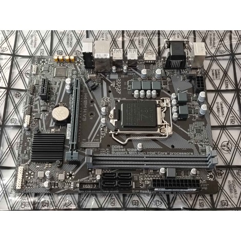 SALE OUT. GIGABYTE H410M H V3 1.0 M/B,  | Gigabyte | H410M H V3 1.0 M/B | Processor family Intel | Processor socket LGA1200 | DDR4 DIMM | Memory slots 2 | Supported hard disk drive interfaces 	SATA, M.2 | Number of SATA connectors 4 | Chipset Intel H | Mi