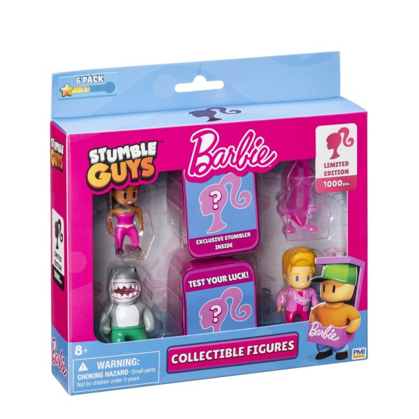 STUMBLE GUYSxBARBIE FIGURES 6 PACK DELUXE ...