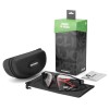 Rockbros SP216BK UV400 photochromic cycling glasses, black and red