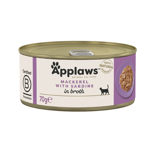 APPLAWS Natural Cat Food Mackerel with ...