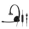 EPOS 1001419 headset, wired, headband, office/call center, USB Type-C / USB Type-A, black