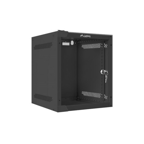 LANBERG WALL-MOUNTED RACK CABINET 10" 6U (280X310, BLACK)