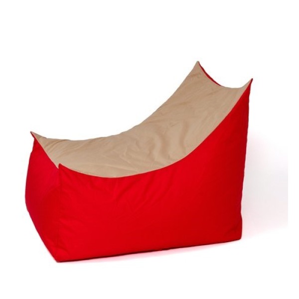 Tron red-beige Sako bag pouffe XXL ...