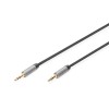 Digitus | AUX Audio Cable Stereo | DB-510110-018-S | 3.5 mm jack to 3.5 mm jack 3.5mm stereo plug | 3.5mm stereo plug