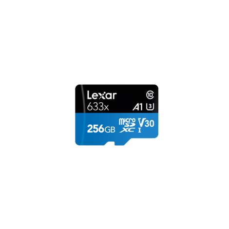 Lexar | High-Performance 633x | UHS-I | 256 GB | micro SDXC